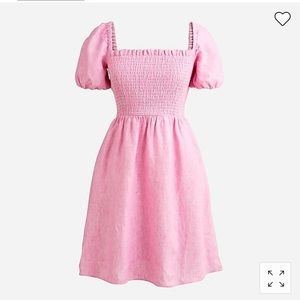 J crew linen mini dress